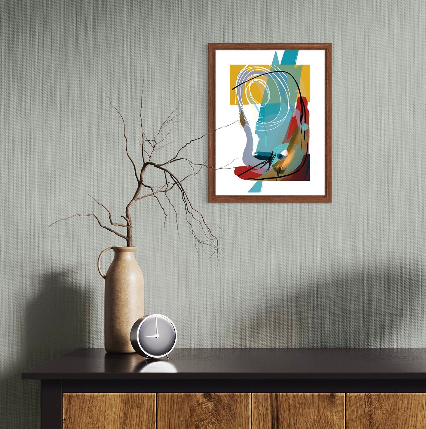 "Small Abstract 3" - limited edition Giclee print